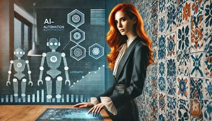 DALL·E 2025-03-01 14.36.50 - A professional red-haired woman with long wavy hair in a modern office, wearing a sophisticated business outfit. She is analyzing data on a digital da DALL·E 2025-03-01 14.36.50 - A professional red-haired woman with long wavy hair in a modern office, wearing a sophisticated business outfit. She is analyzing data on a digital da