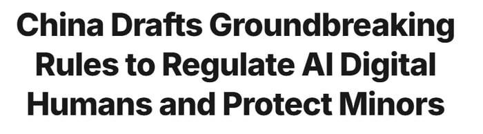 China drafts groundbreaking rules to regulate AI Digital Humans